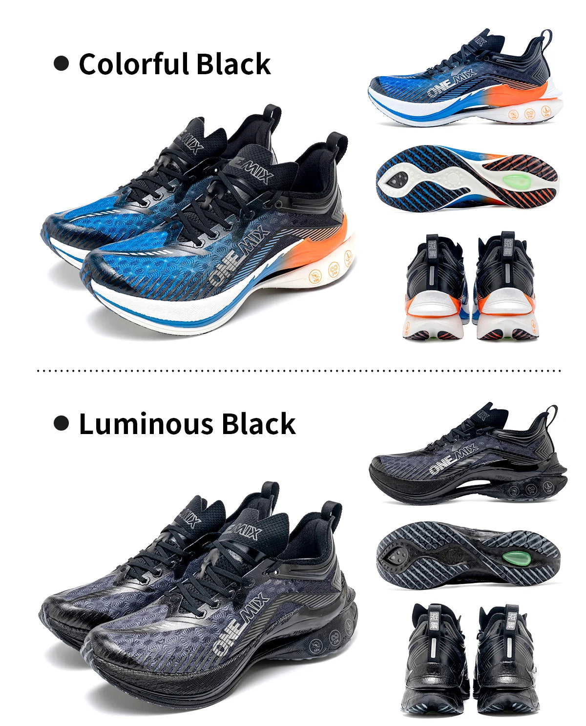 2026 Professional Marathon Running Shoes for Men Anti-slip Ultra-light Rebound Athletic Carbon Plate Sport Shoes Sneakers