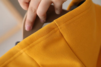 New Autumn Winter Baby Boys Clothes Suit Children Thick Warm Hoodies Pants 2Pcs/Sets Infant Girls Clothing Set Kids Tracksuits