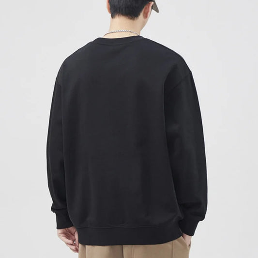 Plus Size Men's Pullovers Full Cotton Sweatshirts 5XL 6XL 7XL Autumn Winter Long Sleeves Printed Tops Male Clothing 110kg-180kg