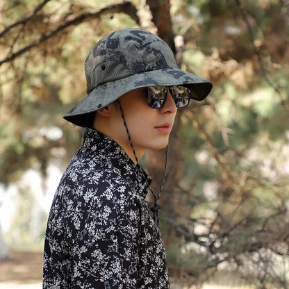 60-65cm Xxl Big Head Hat Men Summer Outdoor Jungle Fisherman Cap Lightweight Sunscreen quick-drying Sun Hats  Hot
