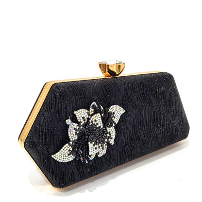 FASHION SHOE Sandals Women 2022 High Heels sexy Green Color Rhinestone Flowers Party Pumps Wedding Shoe and Matching Bag Set