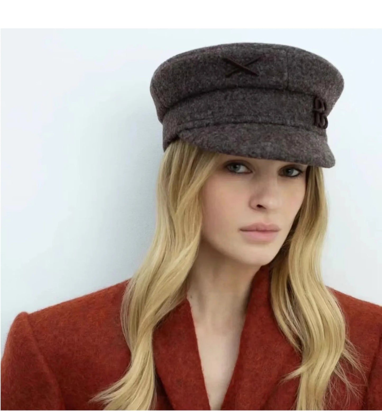 Brand Designer Baker Boy Caps New Arrival Winter Newsboy Caps Letter Flat Wool Caps