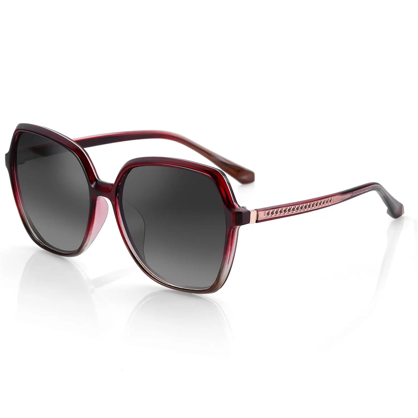 Oversized Polarized Sunglasses for Women Big Square Frame UV400 Sun Glasses Luxury Brand Design Dirving Shades Ladies