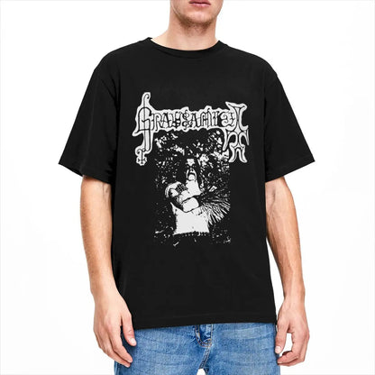 Men Women T-Shirt Grausamkeit Music Black Metal Gothic T Shirts Popular Summer Tee Shirt Funny Casual 100 Cotton Tops Plus Size