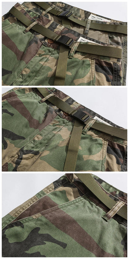 Spring Autumn Streetwear American Casual High Quality Camouflage Cargo Pants Men Clothing Harajuku Tactical Jogging Trousers