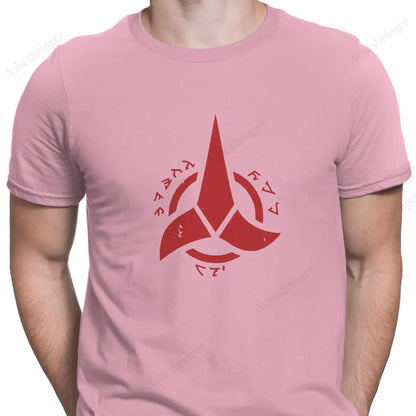 Star Trek Klingon Empire Men's Graphic Crew Neck Tee Street Casual Style Tops for Men and Women
