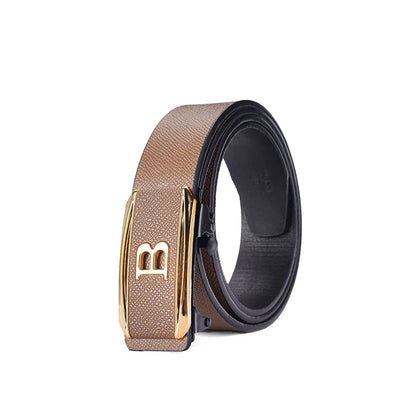 Men's Fashion Belt New High-Quality Toothless Automatic Buckle Men's Fashion Wear-Resistant Belt