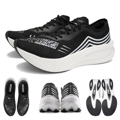 Professional Running Shoes Man Nylon Carbon Plate Athletic Training Sport Shoes Outdoor Non-slip Original Sneakers