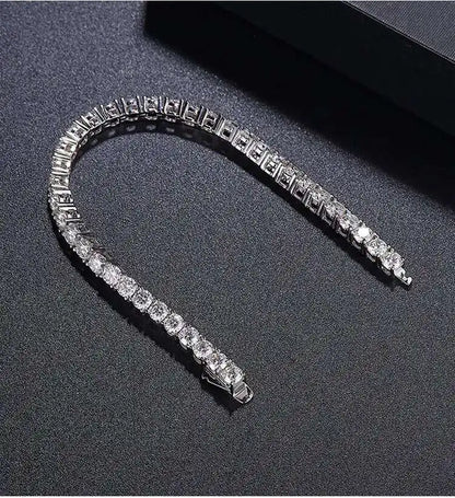 gold bracelet men Moissanite Tennis Bracelet Original S925 Sterling Sier Plated White Gold With GRA Bracelets For Women Man