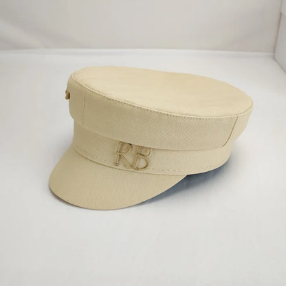 Brand Designer Women Hat Caps Fashion Cotton Pin decoration Letter Newsboy Caps