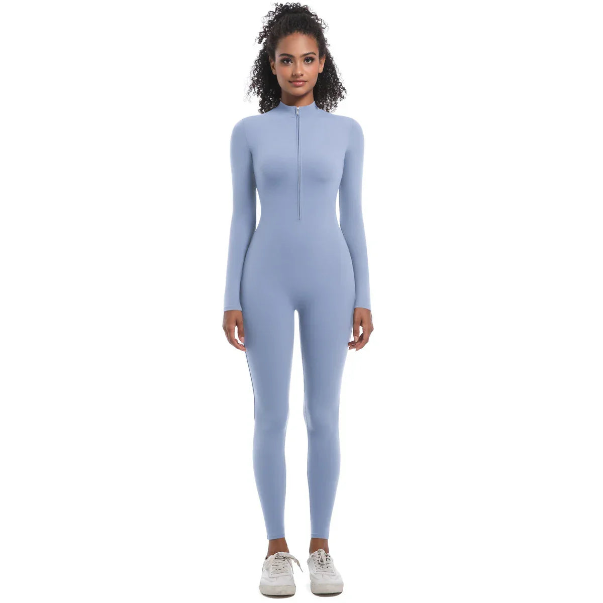 Women's Jumpsuit Women's Sports Shapewear Seamless Slim Fit Long Sleeve Sports Bodysuit  Fitness Sports Bodysuit Yoga Suit