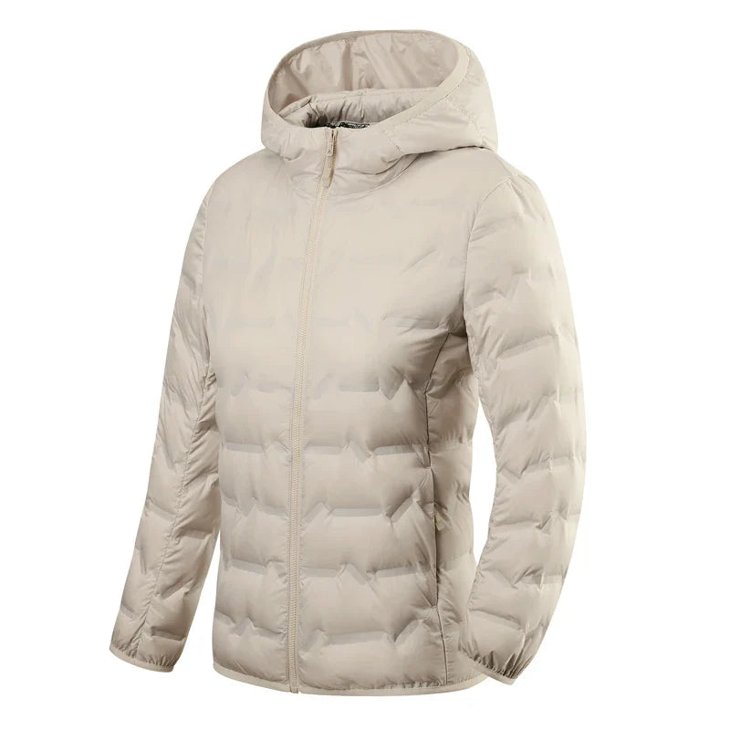 Winter Warm Down Jacket Women Hiking Camping Climbing Trekking Graphene Lining Coat Duck Down Lightweight Padding Jackets