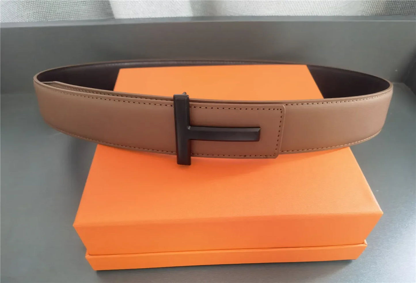 High Quality 3.8cm Leather Business Men Belt Luxury Brand Designer famous Belts for men Jeans Strap Male Metal Buckle belt
