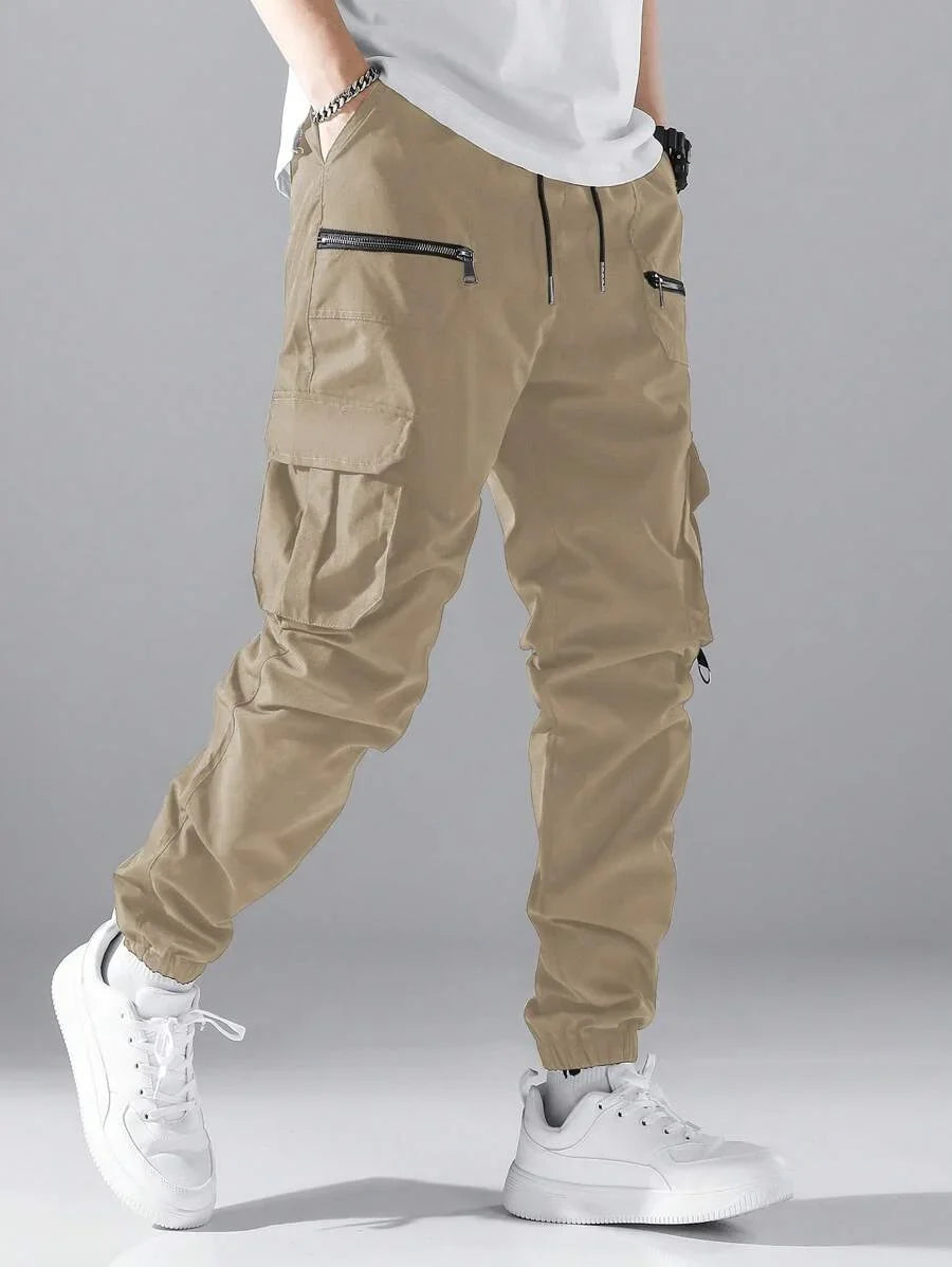 Men's Casual Workwear Pants Outdoor Long Trousers Loose Fashionable New Style Comfortable Breathable Fashion Casual Trousers