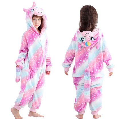 Capybara Anime Cosplay Costumes Kids Animal Cartoon Jumpsuit for Children Halloween Christmas Girls Boys Hooded Pajamas Onesies