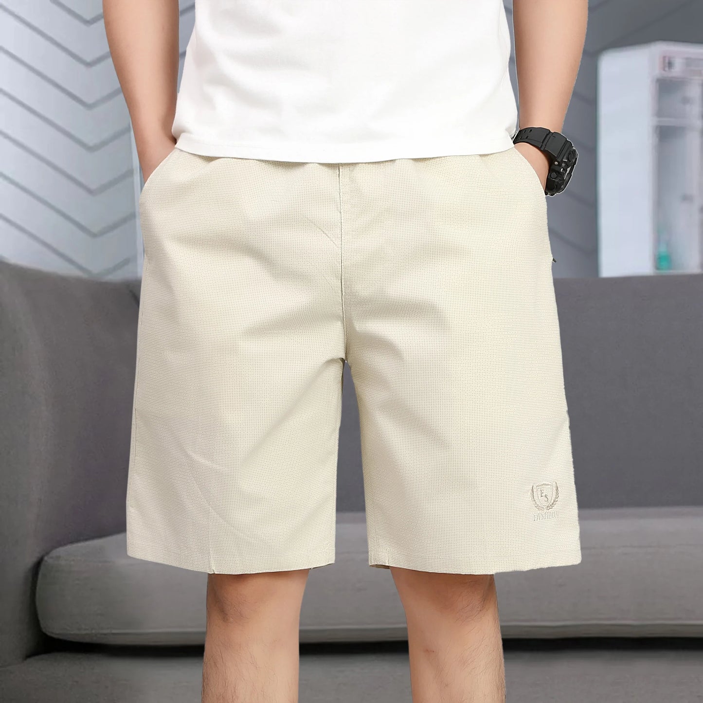New Shorts Men's Summer Thin Section Casual Quick Dry Five-Minute Pants Loose Large Size Sports Pants