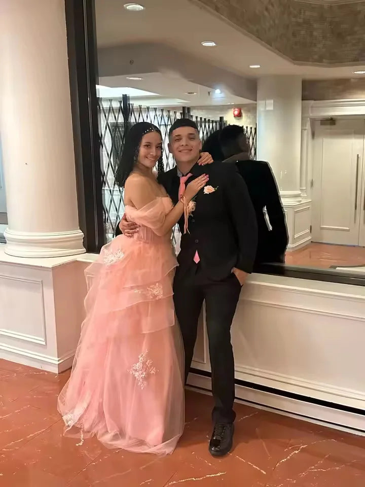 Sage Green Prom Dress Appliques Tulle Celebrity Dresses Tiered Pleat Women's Evening Dress Sweetheart Formal Gown 프롬 드