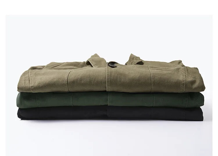 New Cotton Outdoor Comfortable Business Jacket for Men's Spring and Autumn Casual Fashion Suit for Men Blazers Jacket for Man