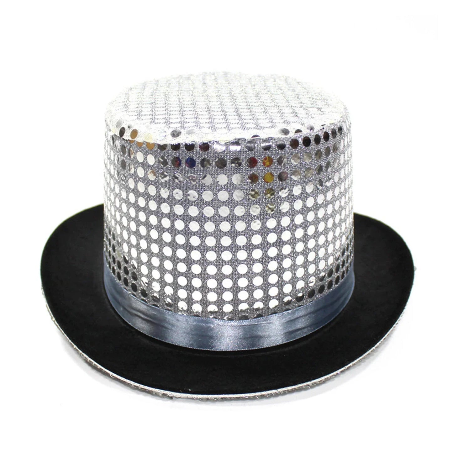 Magic Performance Hats British Style Fedora Glitter Jazz Caps Panama Evening Party Headwear for Women Men Gentleman Dancing Hat
