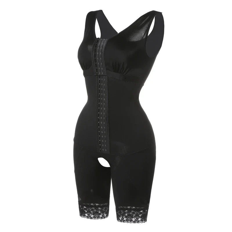 Fajas Colombian Girdle Waist Trainer Butt Lifter Shapewear Women Tummy Control Body Shaper Front Hooks Sheath Buttocks lLfts