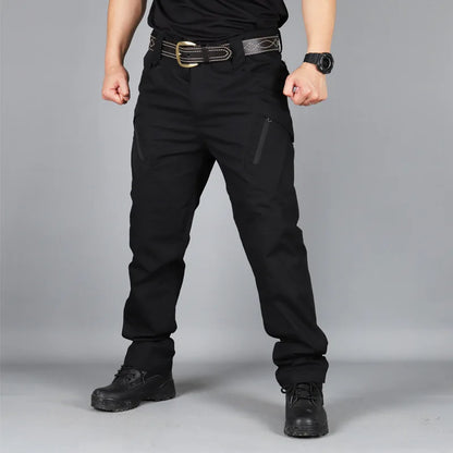New Tactical 2-piece Set Pants Mens Outdoor Work Cargo Trousers Spring Summer Multi-pocket Waterproof Pant Training Hik Overalls