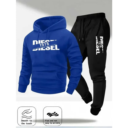 Autumn and winter new hooded sweatshirt sportswear fashion sports hooded sweatshirt casual sweatshirt and pants two in one