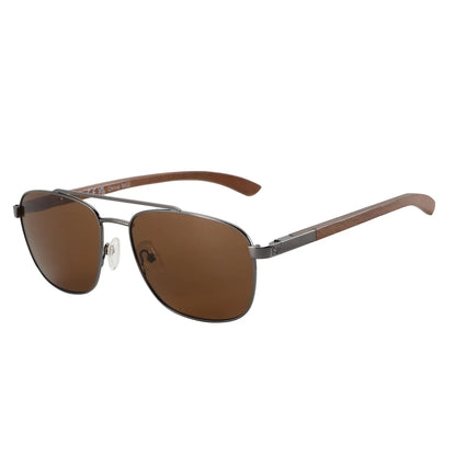 2026 Trend Polit Wood Polarized Sunglasses for Men UV Protection Fishing Driving Golf