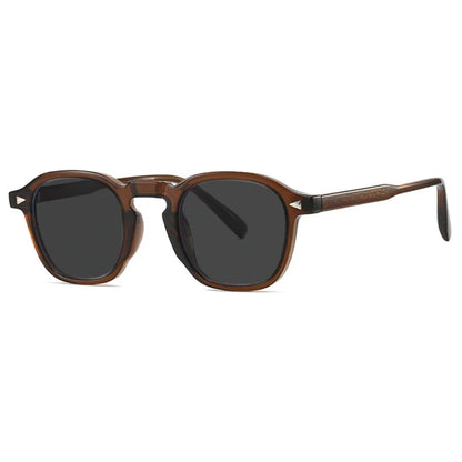 High Quality Fashion Oval Small Frame Myopia Sunglasses for Men Women Optical Prescription Gray Sunglasses Anti UV400