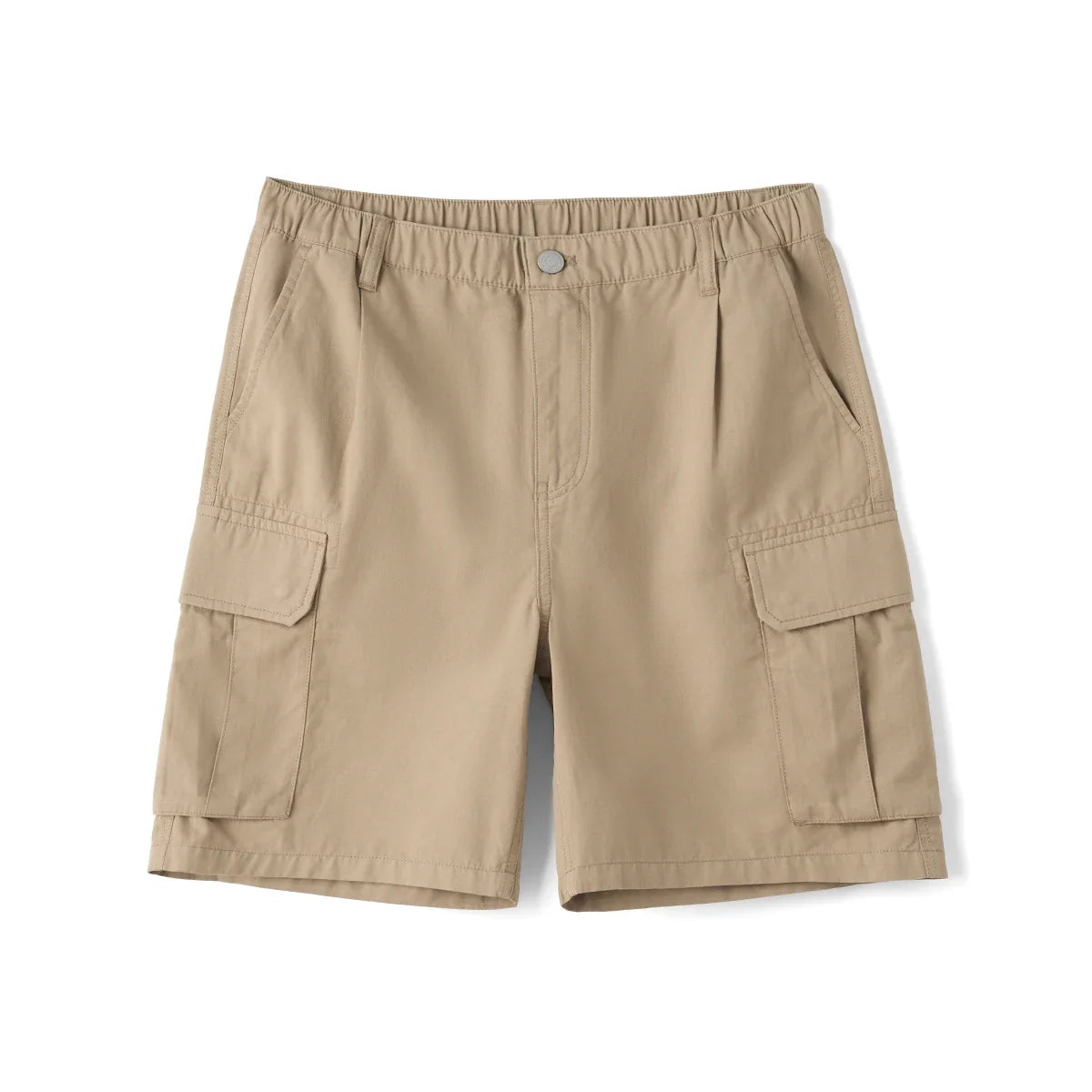 2026 Summer New Oversize 215gsm Tencel Lyocell Blend Fabric Cargo Shorts Men Fashion Outdoor Wear
