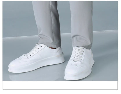 2025 Spring Summer Ultra-thin Men's Casual Pants Slim Straight Leg Elastic Waist Sports Jogging Trousers Fashion Men Golf Pants