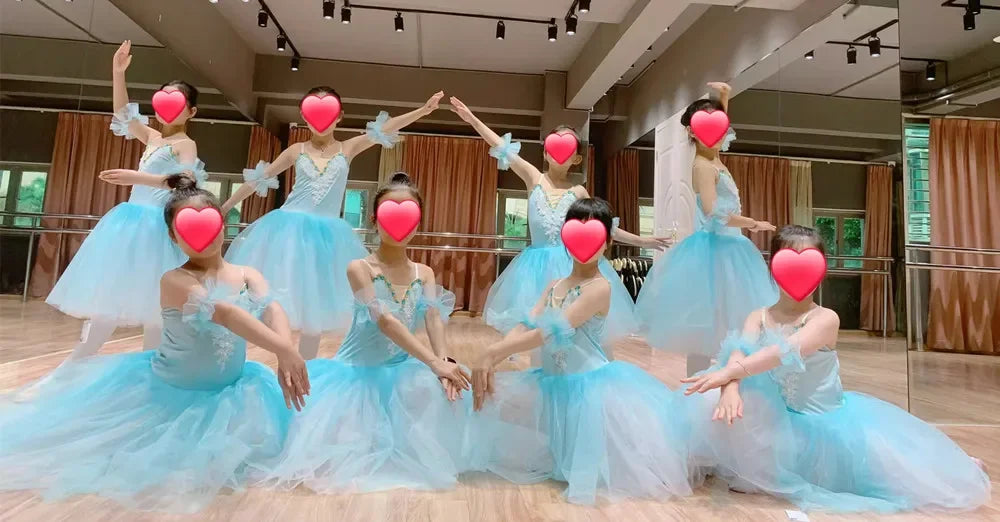 Girl Ballet Dress Tutu Outfit Vestidos Princess Dance Costumes Kids Clothes Summer Girls Dresses Ballet Leotards Children's Day
