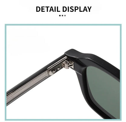 Fashion New Square Polarized Men Sunglasses High-end Acetate Women Outdoor Driving UV400 Sun Glasses Support Prescription Lenses