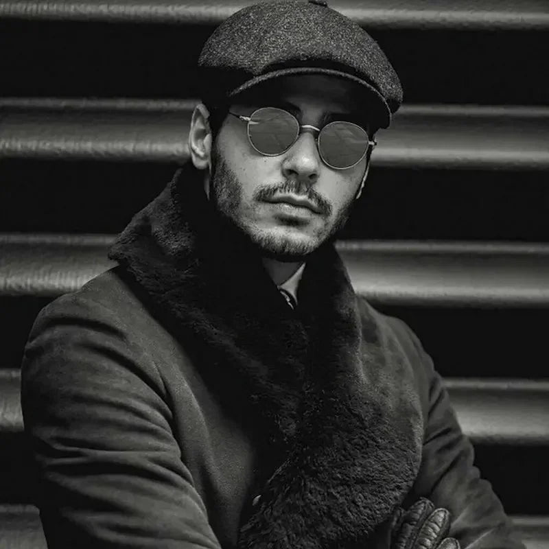 Classic Hat for Men Caps Vintage Retro Tweed Peaky Blinders Beret Hat Flat Peaked Cap Street Hats for Women Men