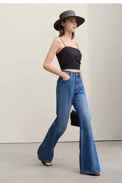 Women's Camisole 2026 Autumn New Casual Bead Women's Sleeveless Vest Square Neck Inner Wear Straps Short Slim Top 12621025