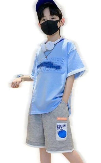 Sportswear Set Men's Children's Sets Boy Clothes From 4 Years Old Boys Clothing 7 8 2025 Cartoon Fashion Baby Summer Costumes 12