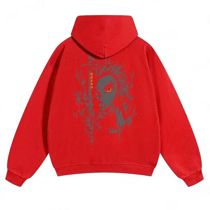 Demon Slayer: Kimetsu no Yaiba Men Hoodie Sweatshirt Rengoku Kyojuro Anime Spring Autumn Boy Long-sleeved Parent-child Outfit