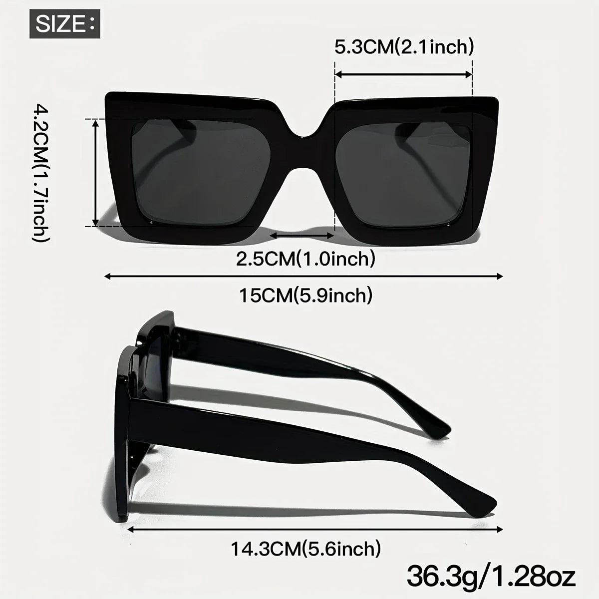 14Pcs Women's European and American Classic Popular Square Frame Unique Style Versatile Street Style Party Elegant Set Glasses