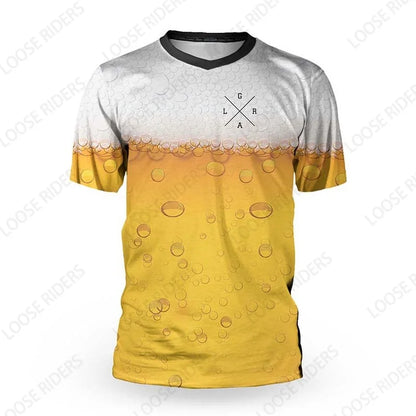 2023 loose riders mtb shirt BMX mountain bike men's quick dry jersey off-road DH motorcycle jersey enduro quick dry jersey