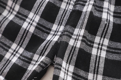 Boys clothing set summer Korean style striped T-shirt checkered shorts fashionable children's cotton 2 piece casual baby clothes