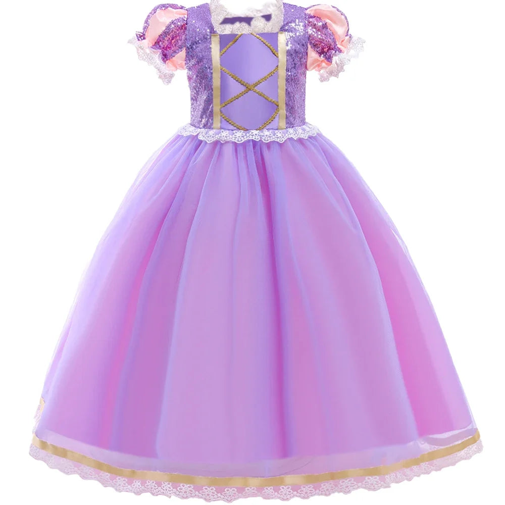 Halloween Costume for Girls Carnival Cosplay Kids Clothes Party Birthday Princess Dress Lace Wedding Christmas Costumes