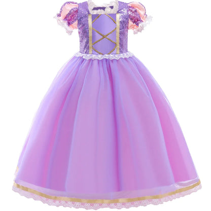 Halloween Costume for Girls Carnival Cosplay Kids Clothes Party Birthday Princess Dress Lace Wedding Christmas Costumes