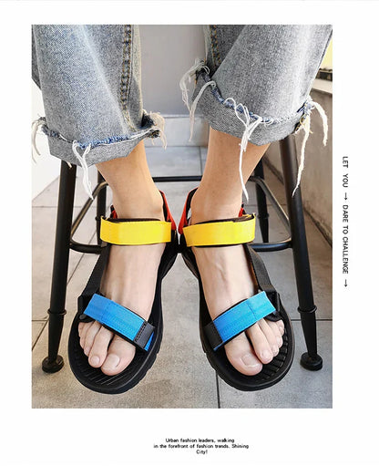 Fashion Outdoor Lightweight EVA Sole Breathable Sandy Beach New Men Sandals Garden Shoes Summer High Quality Clogs Big Size 46