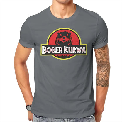 Bober Kurwa Tshirt Graphic Men Tops Vintage Summer Cotton Streetwear T Shirt