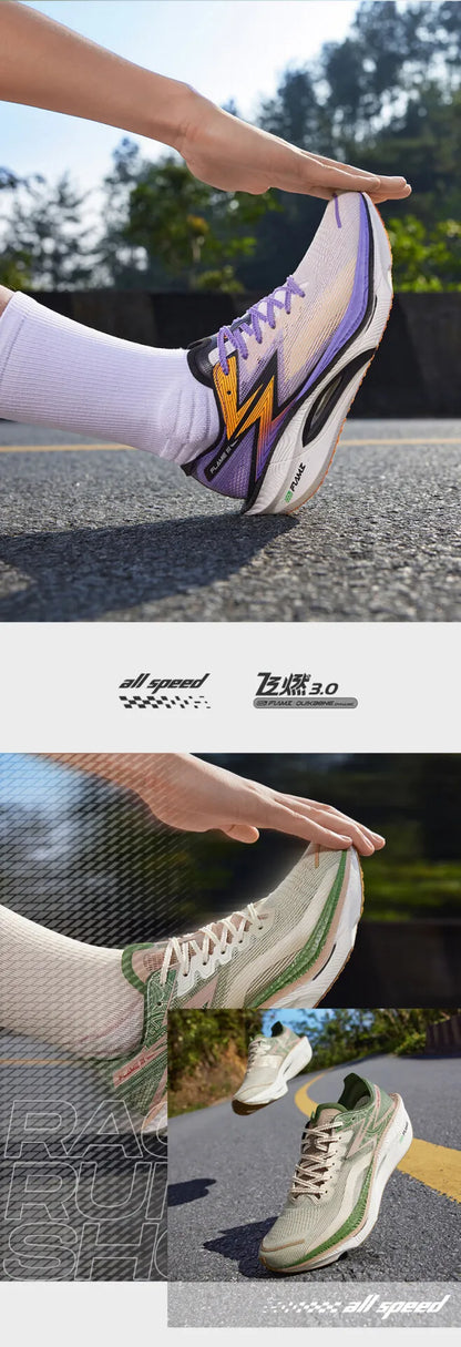 Flame 3.0 Unisex Running Shoes Marathon Carbon Plate Breathable Cushioning Anti-slip Racing Male Sneaker 672412207