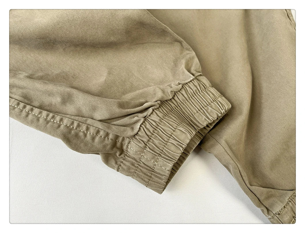American Vintage Functional Cargo Pants Men Clothing High Quality Khaki Casual Jogging Pants Harajuku Tactical Joggers Trousers