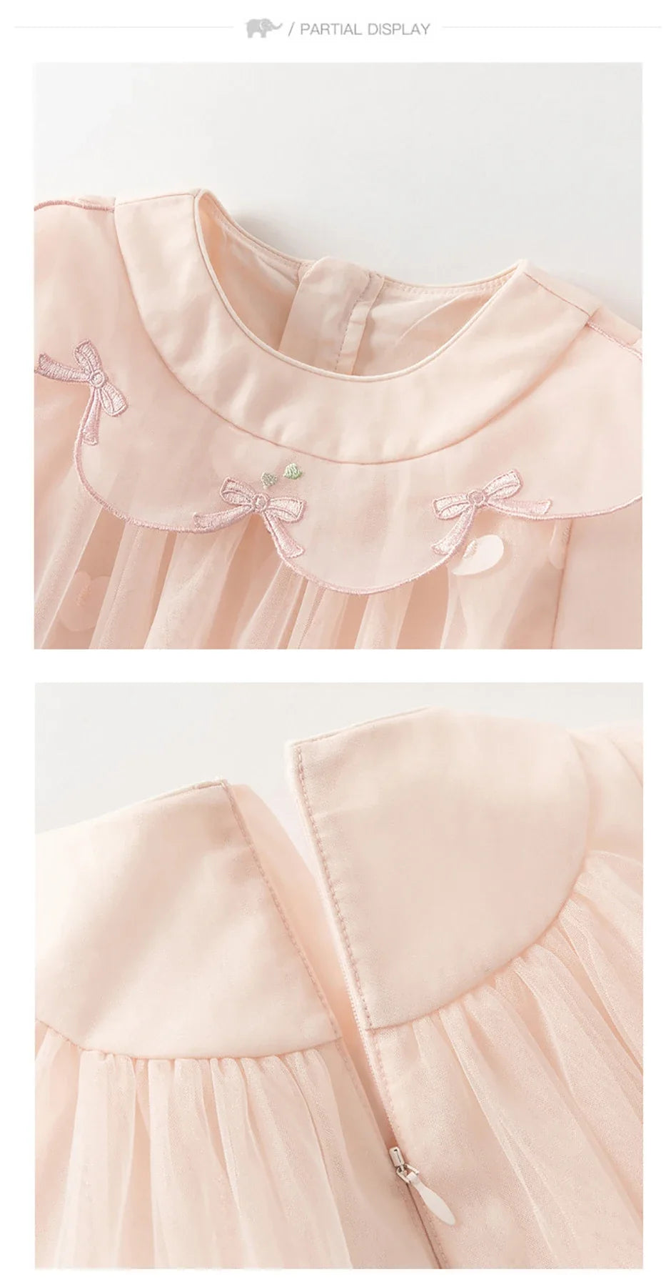 Children Princess Mesh Dress Girls Clothes Autumn Spring Long Sleeve Kids Elegant Dress Sweet Outdoor Party DB1261889