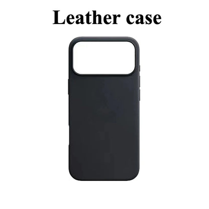 Official for Magsafe Leather Case for IPhone 17 Pro Max 17Pro with Animation Wireless Charging Protective Cover Anti-drop Case