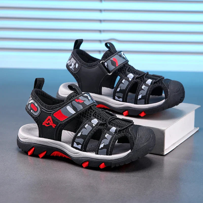 Children Girls Boys Sandals Children Beach Sandals Non-slip Soft Bottom Breathable Boys Shoes Outdoor Kids Shoes