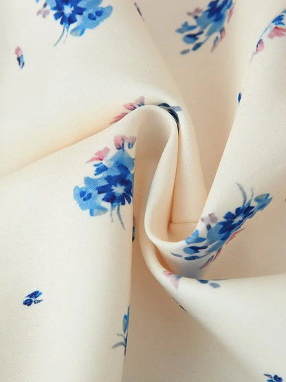 Spring New Faion Women's Suit Jaet Printed Stand Collar Belted Two-color Polyester Fiber Casual Long Sve Coat