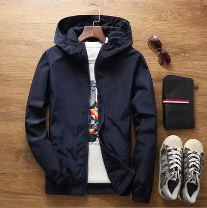 Hardcore Jacket Windbreaker Pilot Coat Men's Zipper Bomber Jackets Waterproof Quick Drying Sport Outwear 6XL